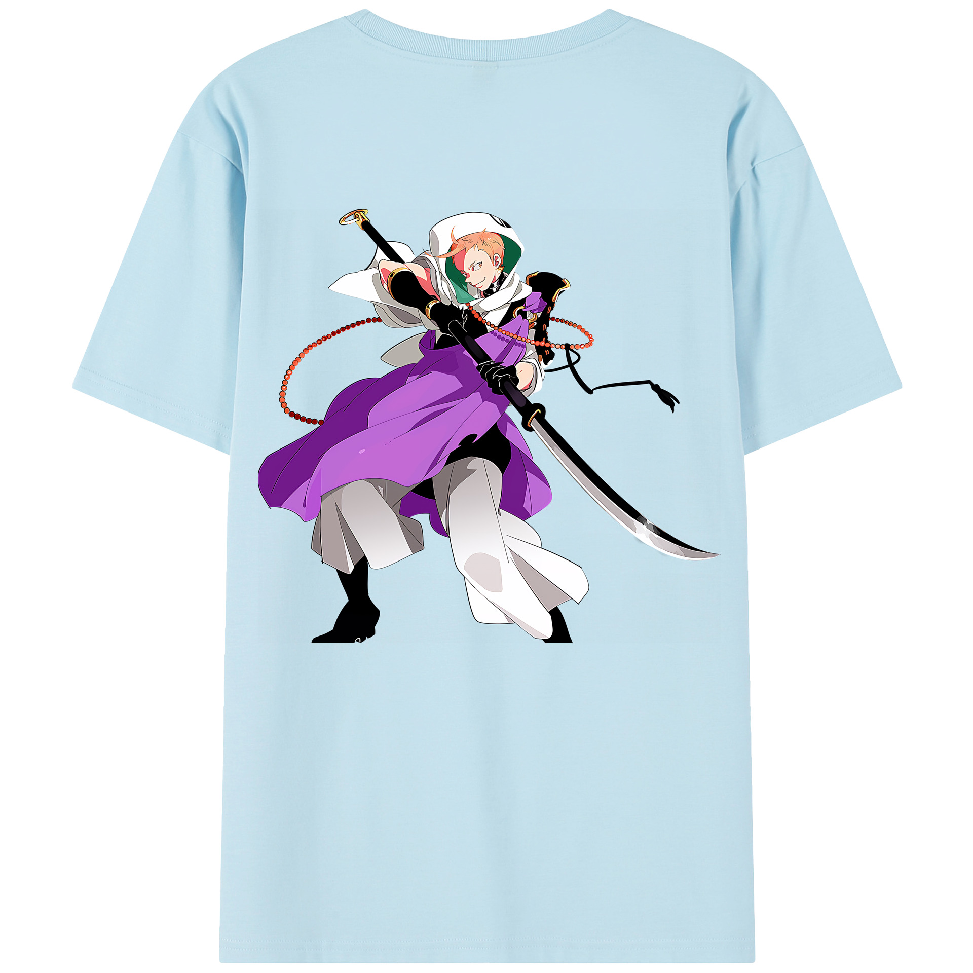 （画像用） 刀剣乱舞 Touken Ranbu 綿100％半袖Tシャツ（背面プリント）